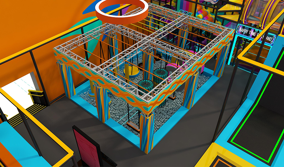 BJ-JD030 - Adventure Trampoline park for sale - Trampoline Park | Bluejayset Playground Heaven