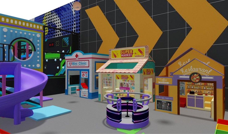 BJ-JB005 - Adverture indoor sport center - Trampoline Park | Bluejayset Playground Heaven