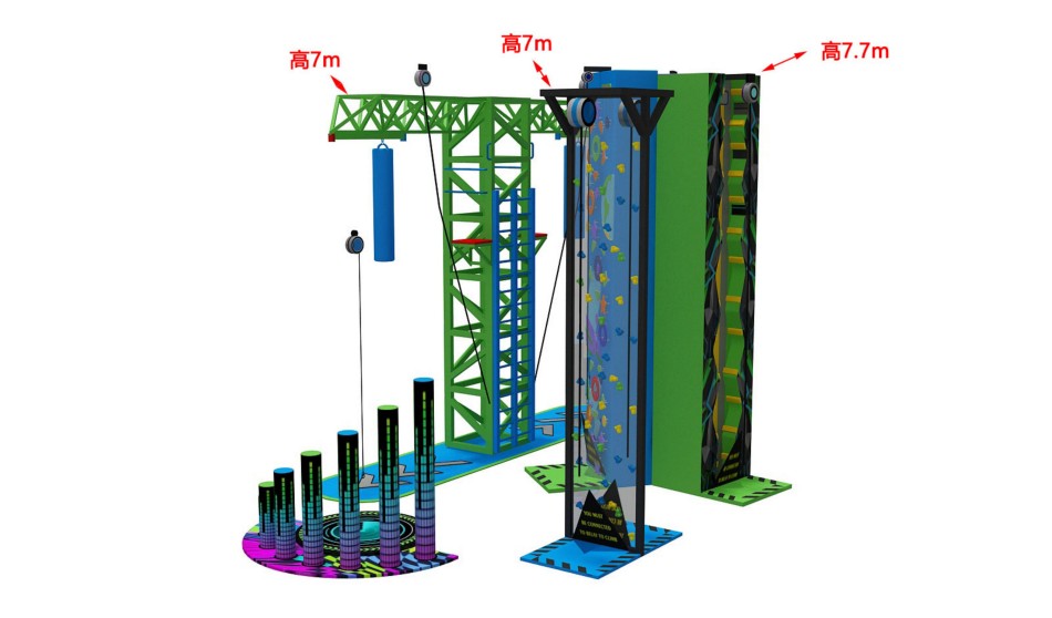 BJ-JB005 - Adverture indoor sport center - Trampoline Park | Bluejayset Playground Heaven
