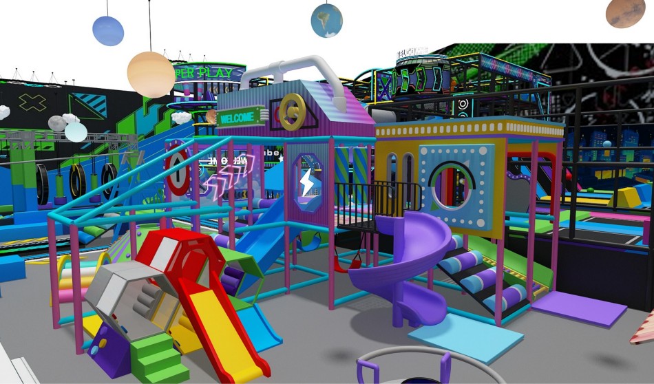 BJ-JB005 - Adverture indoor sport center - Trampoline Park | Bluejayset Playground Heaven