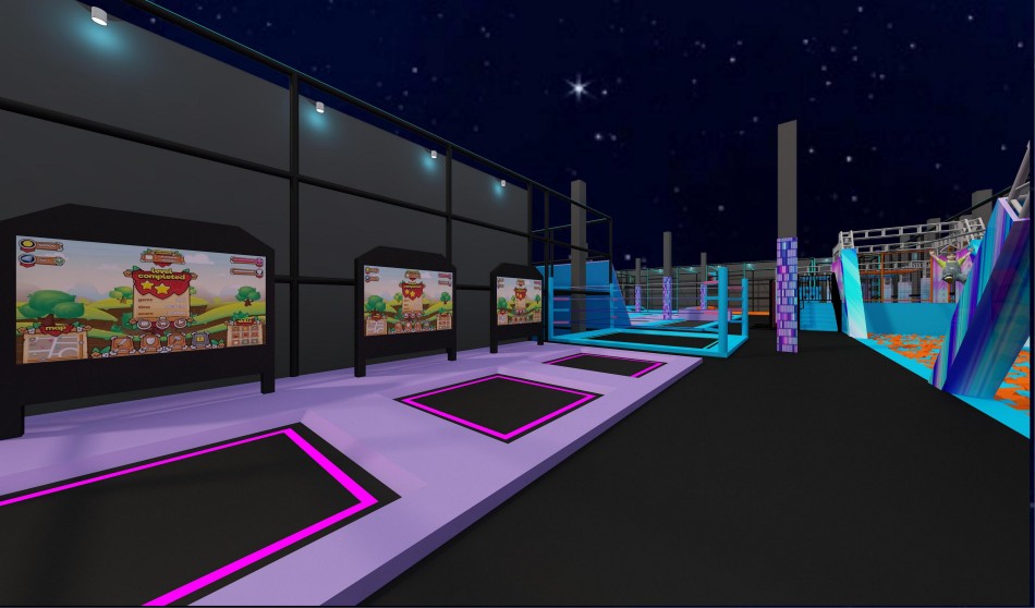 BJ-JD017 - Adverture Trampoline park for sale - Trampoline Park | Bluejayset Playground Heaven