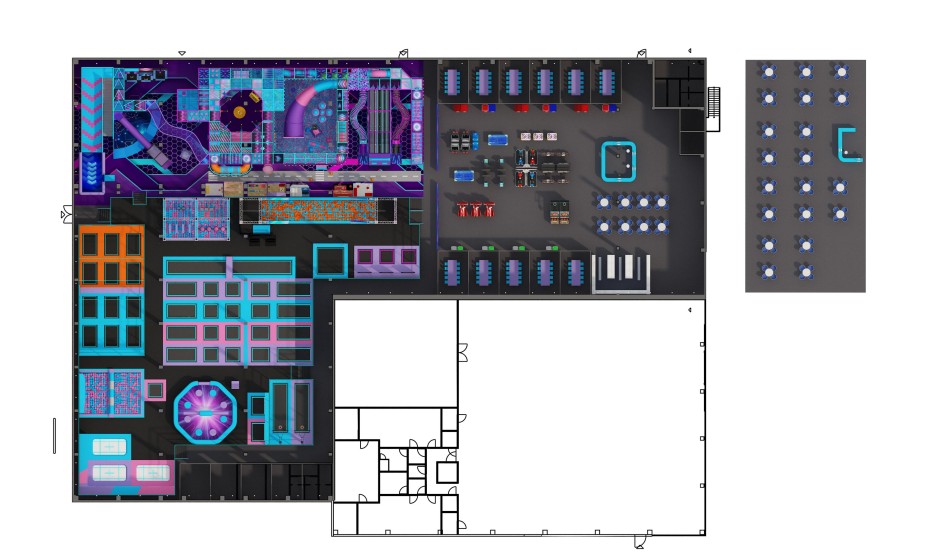 BJ-JD017 - Adverture Trampoline park for sale - Trampoline Park | Bluejayset Playground Heaven