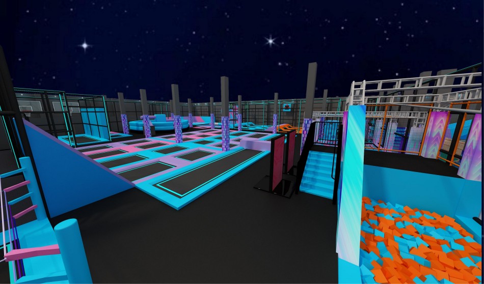 BJ-JD017 - Adverture Trampoline park for sale - Trampoline Park | Bluejayset Playground Heaven