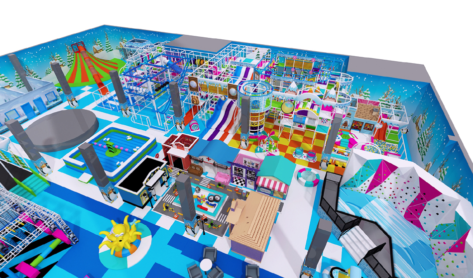 BJ-JD007 - air trampoline - Trampoline Park | Bluejayset Playground Heaven