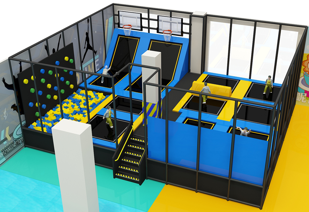 BJ-JC006 - air trampoline - Trampoline Park | Bluejayset Playground Heaven