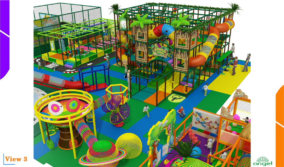 BJ-JD010 - Amusement centre - Trampoline Park | Bluejayset Playground Heaven