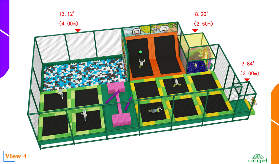 BJ-JD010 - Amusement centre - Trampoline Park | Bluejayset Playground Heaven