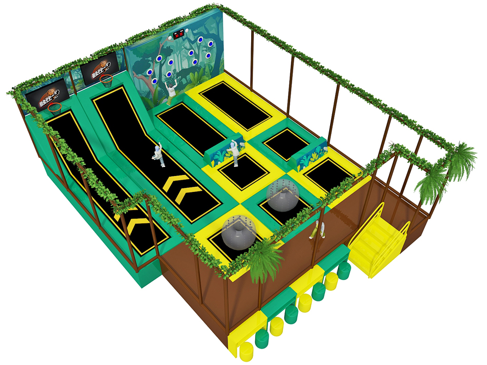 BJ-JD006 - best trampoline - Trampoline Park | Bluejayset Playground Heaven