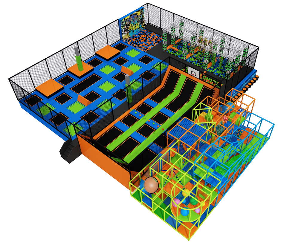 BJ-JA013 - best trampoline - Trampoline Park | Bluejayset Playground Heaven