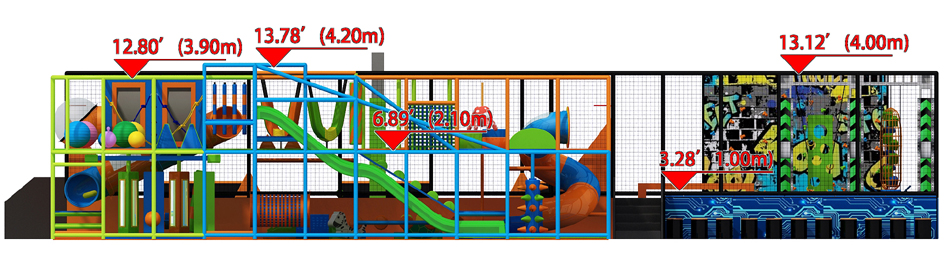 BJ-JA013 - best trampoline - Trampoline Park | Bluejayset Playground Heaven