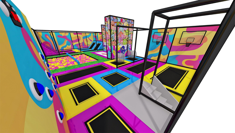 BJ-JC005 - best trampoline - Trampoline Park | Bluejayset Playground Heaven