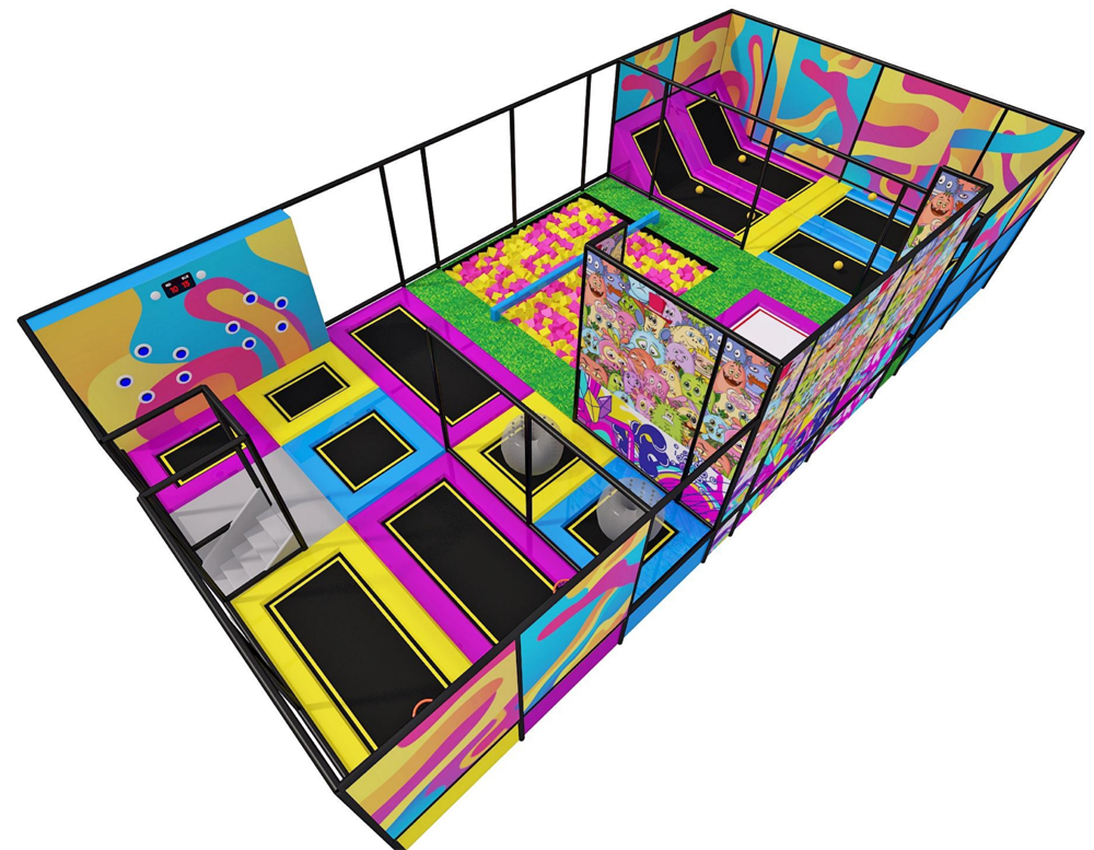 BJ-JC005 - best trampoline - Trampoline Park | Bluejayset Playground Heaven