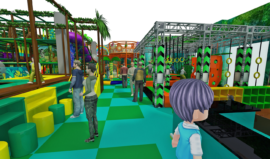 BJ-JD006 - best trampoline - Trampoline Park | Bluejayset Playground Heaven
