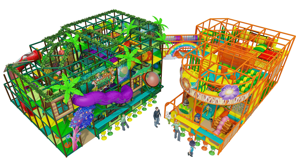BJ-JD006 - best trampoline - Trampoline Park | Bluejayset Playground Heaven