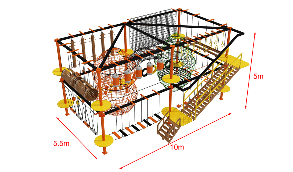 BJ-JB007 - big air trampoline - Trampoline Park | Bluejayset Playground Heaven