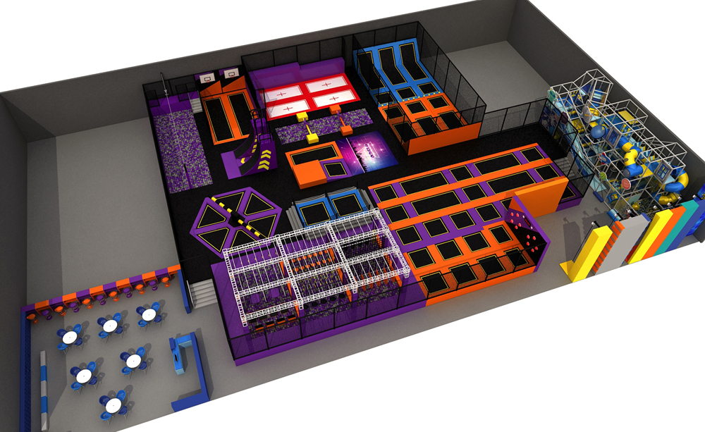 BJ-JA014 - big air trampolineÂ - Trampoline Park | Bluejayset Playground Heaven