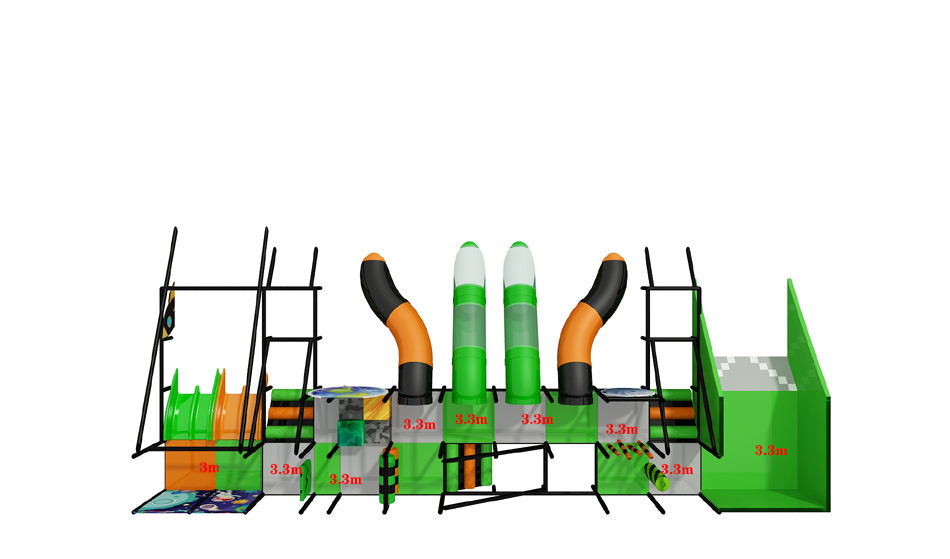 BJ-JA028 - Big soft play structures - Trampoline Park | Bluejayset Playground Heaven