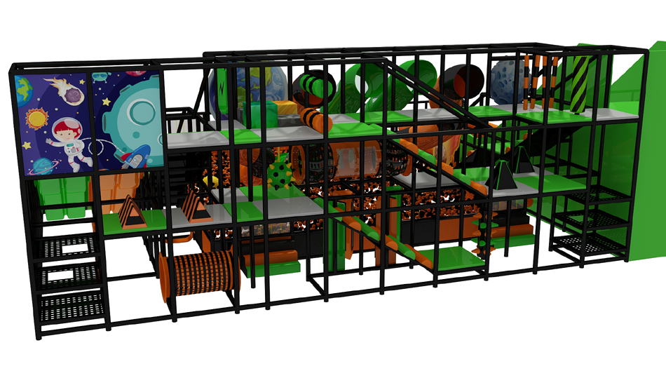 BJ-JA028 - Big soft play structures - Trampoline Park | Bluejayset Playground Heaven