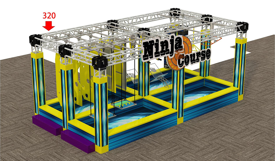 BJ-JB023 - Big Trampoline courts - Trampoline Park | Bluejayset Playground Heaven