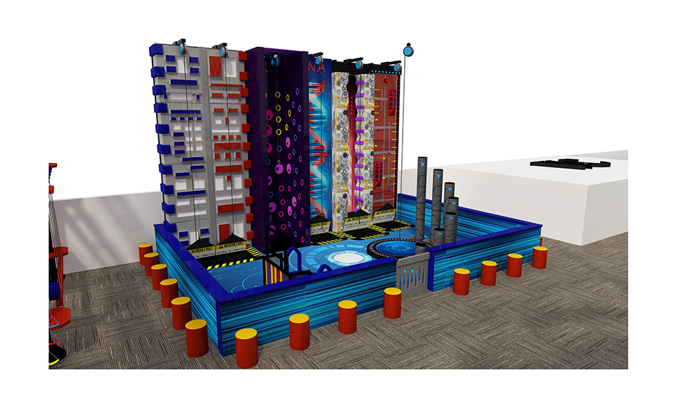 BJ-JB021 - Big trampoline park - Trampoline Park | Bluejayset Playground Heaven