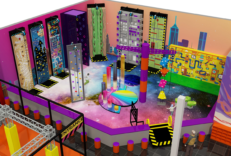 BJ-JB009 - extreme trampolineÂ - Trampoline Park | Bluejayset Playground Heaven
