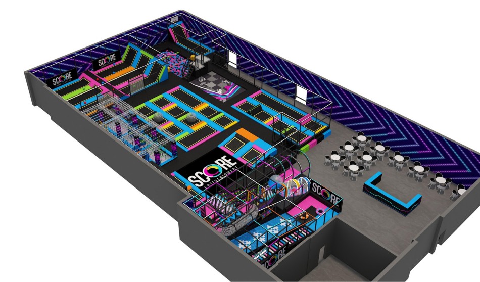BJ-JD036 - Fun Trampoline park for sale - Trampoline Park | Bluejayset Playground Heaven