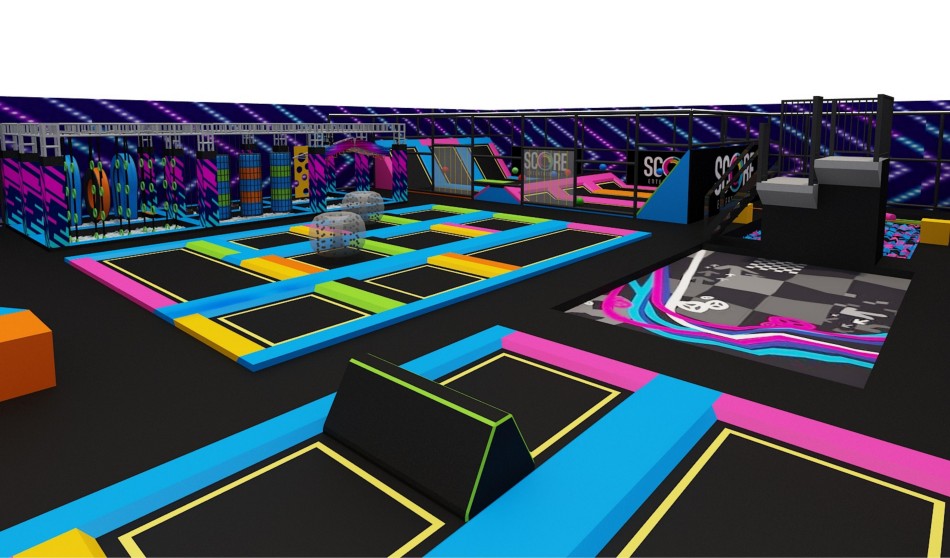 BJ-JD036 - Fun Trampoline park for sale - Trampoline Park | Bluejayset Playground Heaven
