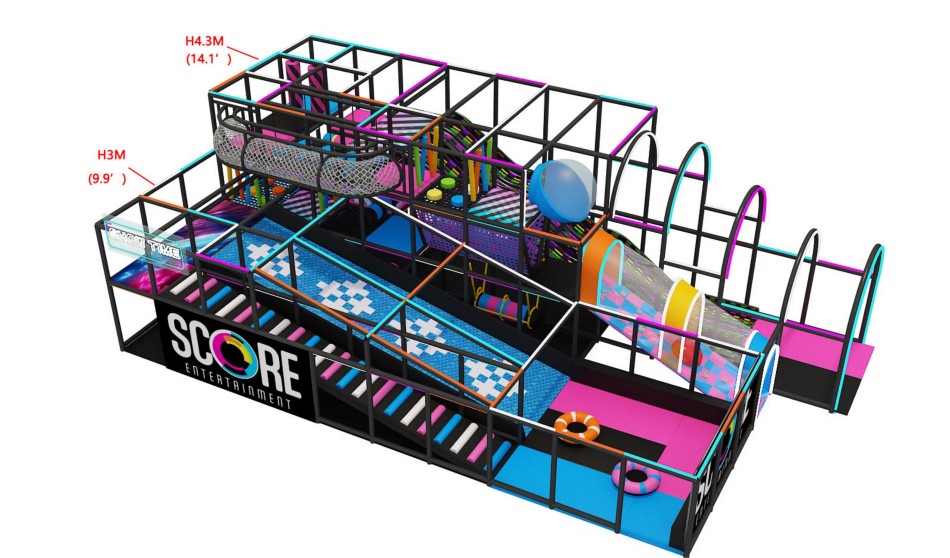 BJ-JD036 - Fun Trampoline park for sale - Trampoline Park | Bluejayset Playground Heaven