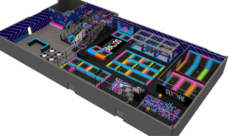 BJ-JD036 - Fun Trampoline park for sale - Trampoline Park | Bluejayset Playground Heaven