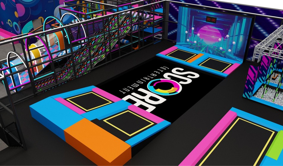 BJ-JD036 - Fun Trampoline park for sale - Trampoline Park | Bluejayset Playground Heaven