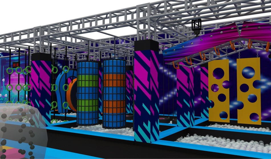 BJ-JD036 - Fun Trampoline park for sale - Trampoline Park | Bluejayset Playground Heaven