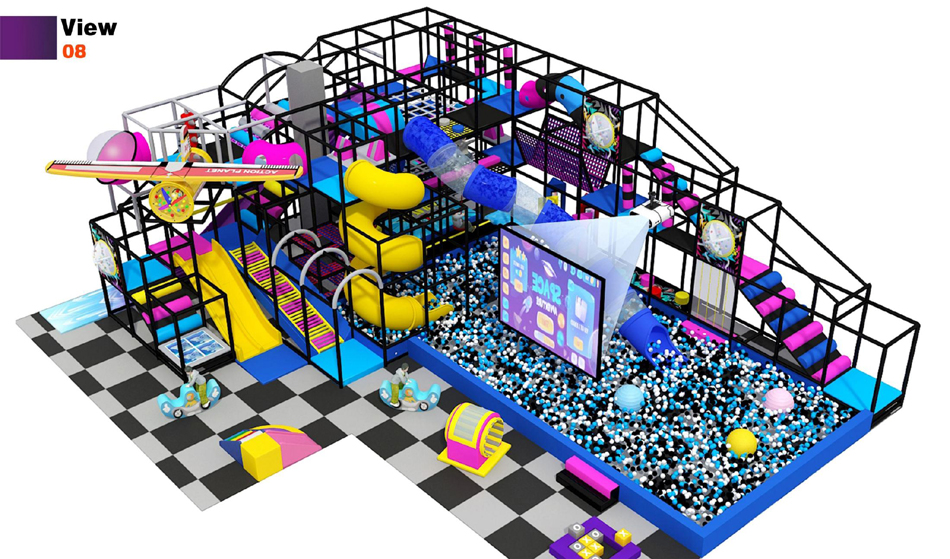 BJ-JB013 - gym trampoline - Trampoline Park | Bluejayset Playground Heaven