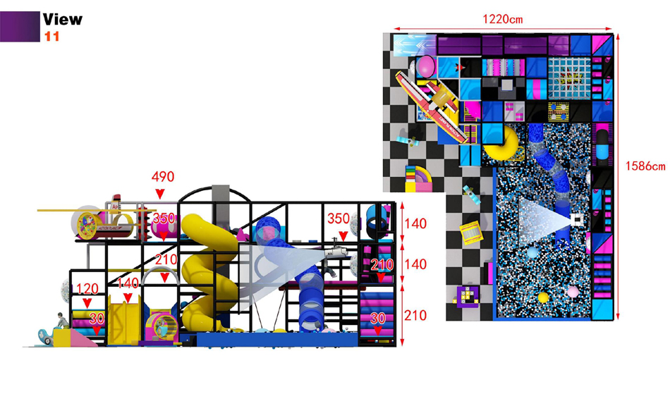 BJ-JB013 - gym trampoline - Trampoline Park | Bluejayset Playground Heaven