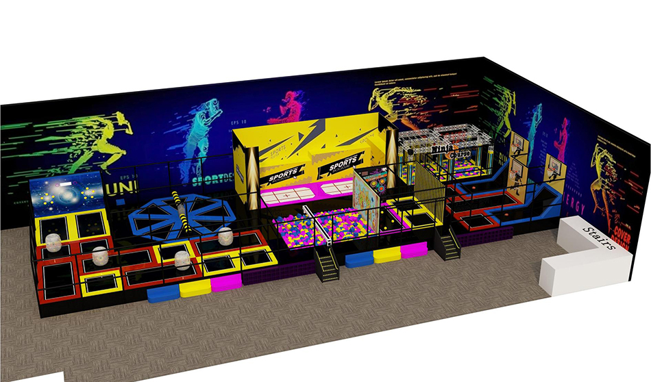Huge Trampoline center ? Extreme Trampoline | Bluejayset Playground Heaven