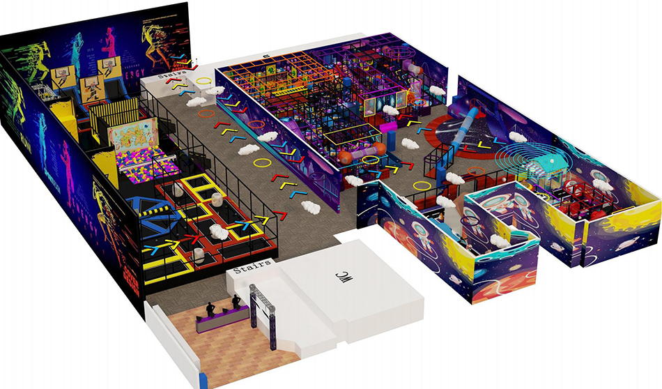 Huge Trampoline center ? Extreme Trampoline | Bluejayset Playground Heaven