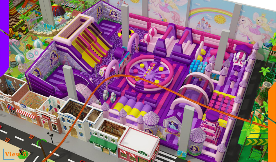BJ-JB026 - Indoor Play Center for Kids - Trampoline Park | Bluejayset Playground Heaven