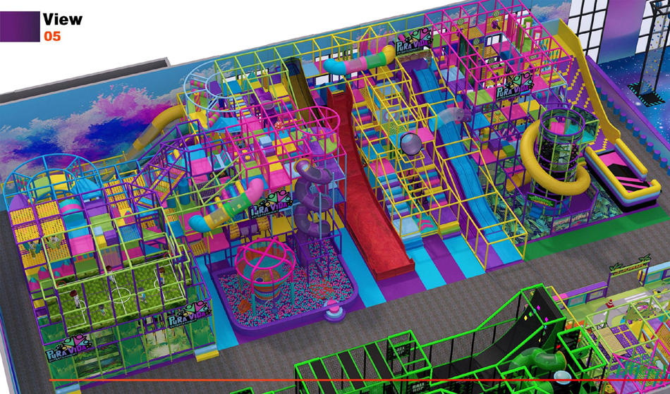 BJ-JB016 - indoor soft play - Trampoline Park | Bluejayset Playground Heaven