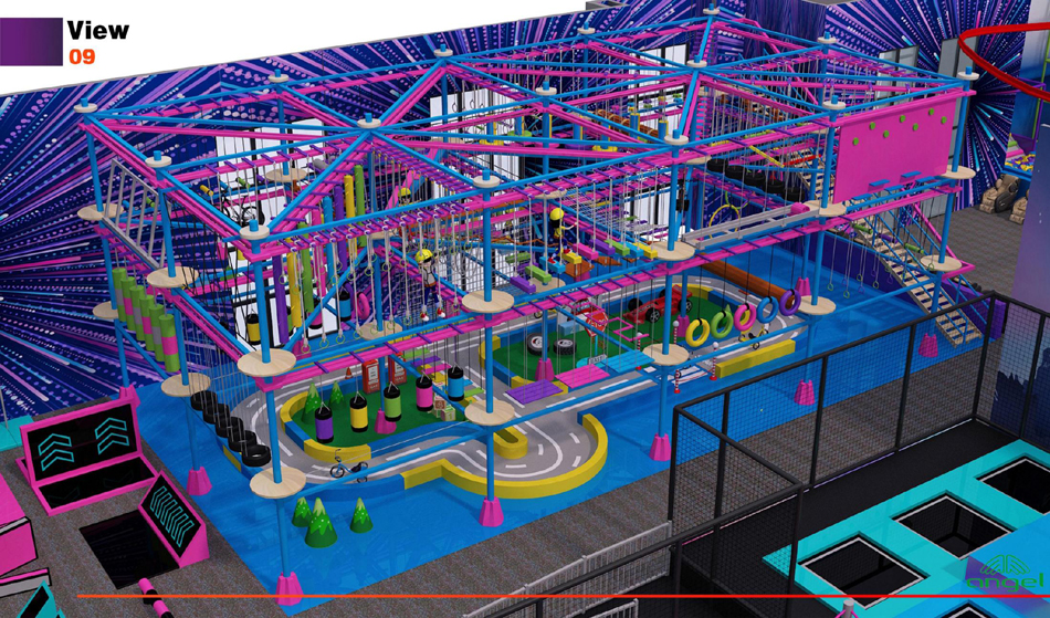 BJ-JB016 - indoor soft play - Trampoline Park | Bluejayset Playground Heaven