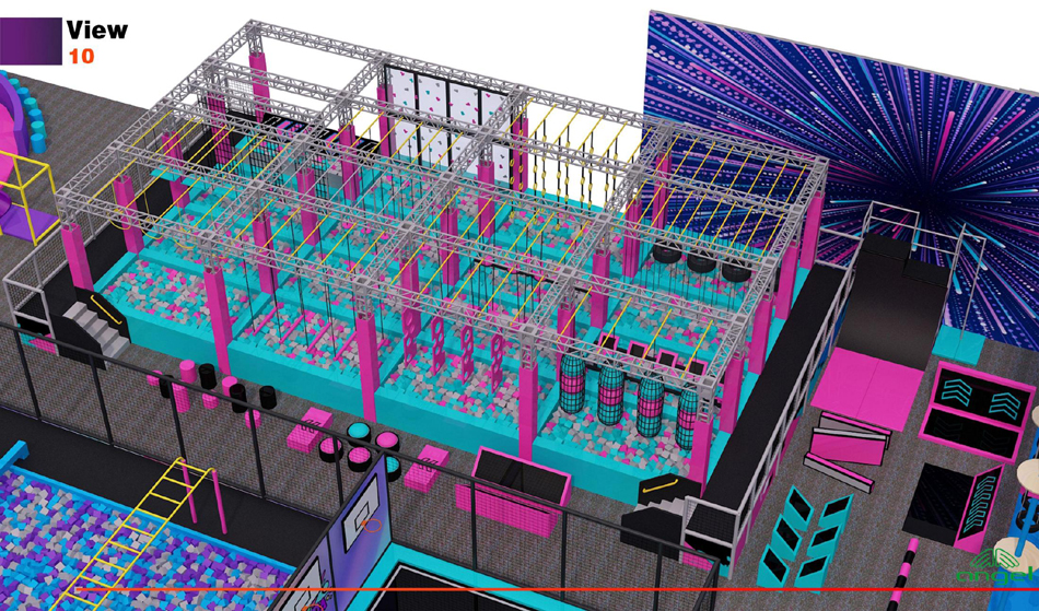 BJ-JB016 - indoor soft play - Trampoline Park | Bluejayset Playground Heaven