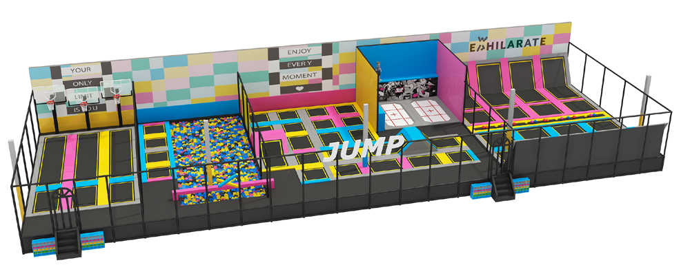 BJ-JA010 - indoor trampoline - Trampoline Park | Bluejayset Playground Heaven