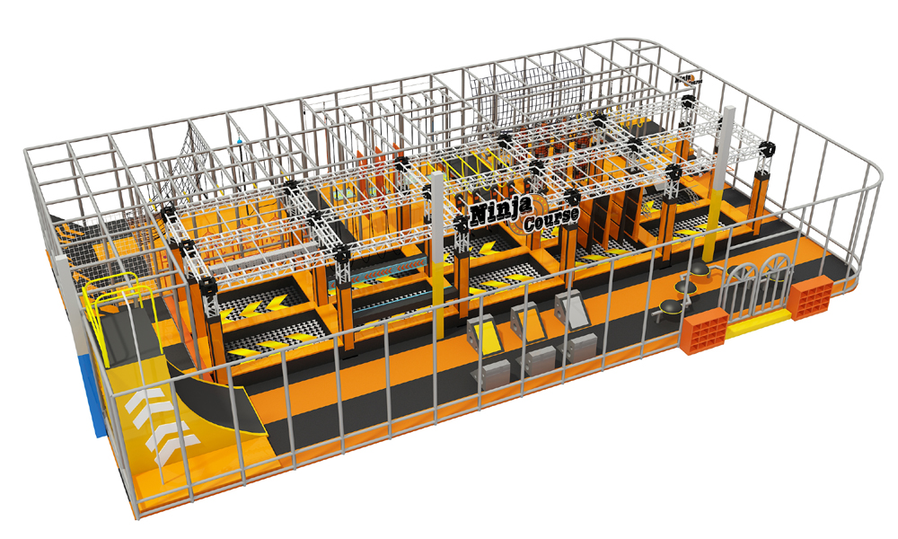 BJ-JA010 - indoor trampoline - Trampoline Park | Bluejayset Playground Heaven