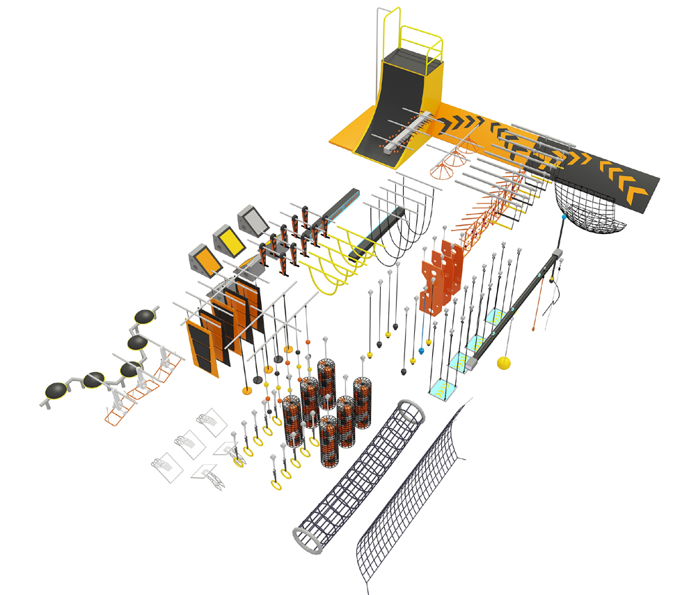 BJ-JA010 - indoor trampoline - Trampoline Park | Bluejayset Playground Heaven