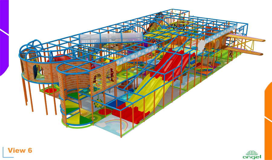 BJ-JD011 - Indoor Trampoline Park Center - Trampoline Park | Bluejayset Playground Heaven