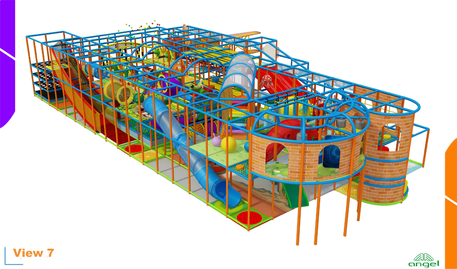 BJ-JD011 - Indoor Trampoline Park Center - Trampoline Park | Bluejayset Playground Heaven