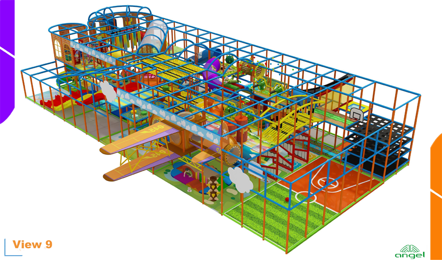 BJ-JD011 - Indoor Trampoline Park Center - Trampoline Park | Bluejayset Playground Heaven