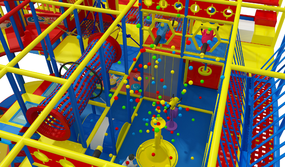 BJ-JD032 - indoor trampoline parkÂ - Trampoline Park | Bluejayset Playground Heaven