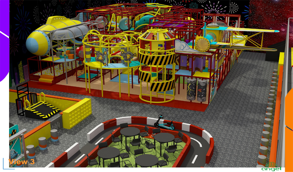 BJ-JB035 - indoor trampolineÂ - Trampoline Park | Bluejayset Playground Heaven