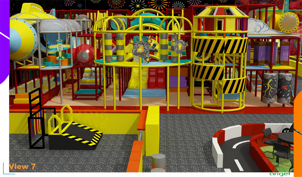 BJ-JB035 - indoor trampolineÂ - Trampoline Park | Bluejayset Playground Heaven