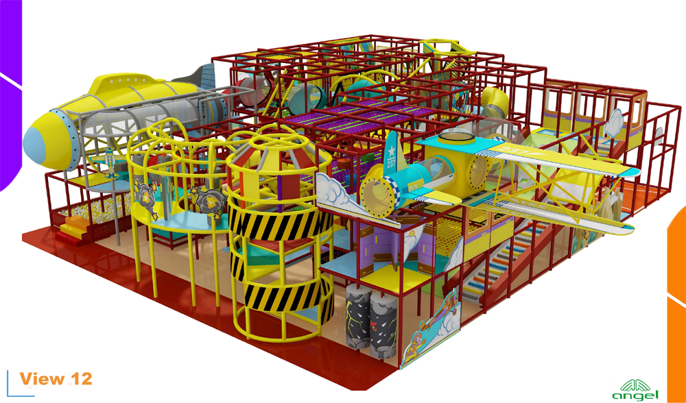 BJ-JB035 - indoor trampolineÂ - Trampoline Park | Bluejayset Playground Heaven