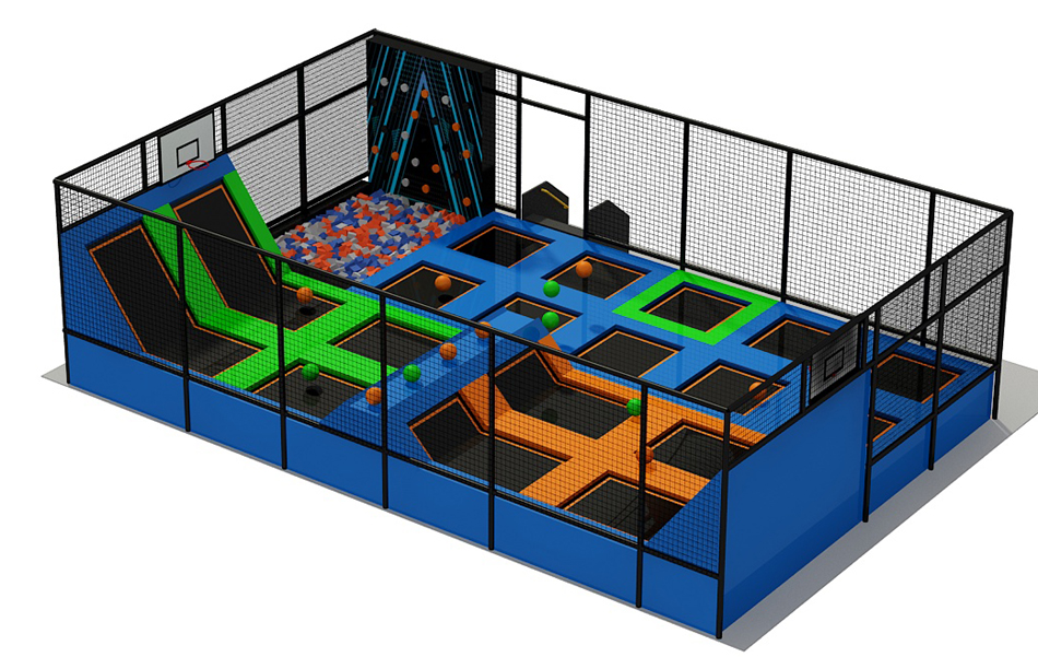 BJ-JC010 - indoor trampolines - Trampoline Park | Bluejayset Playground Heaven